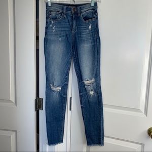 Fashion Nova Medium Blue Wash Skinny Jeans